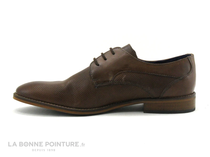 Point D Orgues PORI Marron - Chaussure Habillee Homme - Image 3