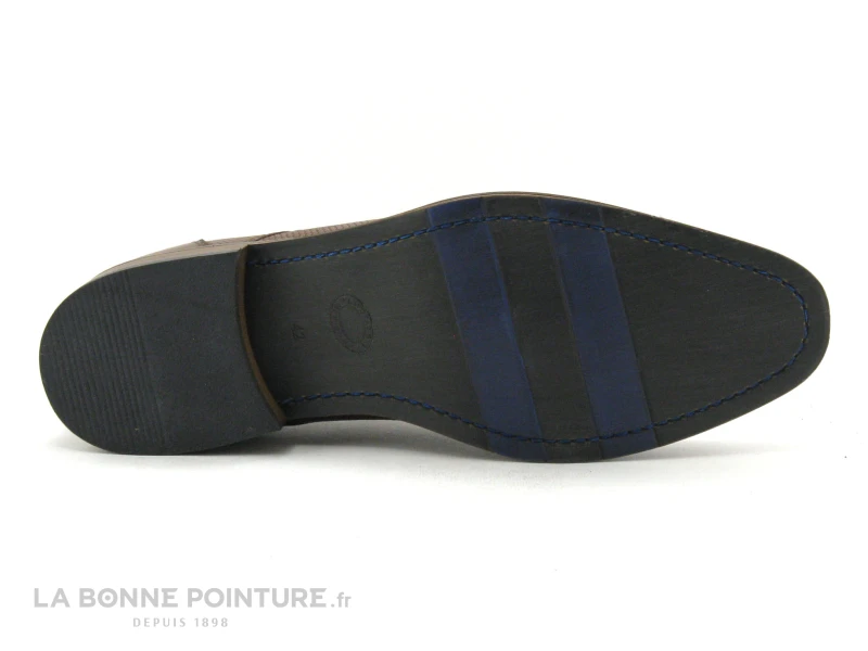 Point D Orgues PORI Marron - Chaussure Habillee Homme - Image 7