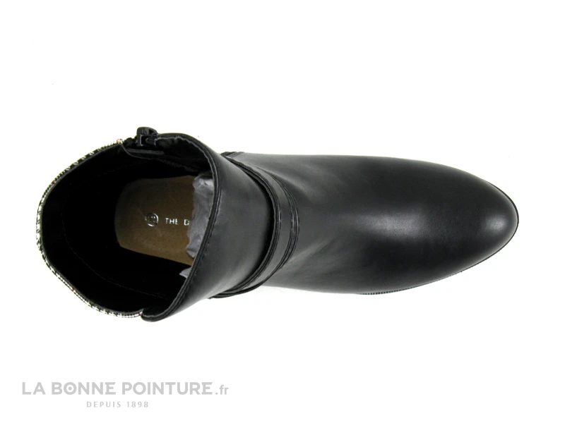 The Divine Factory QL4732 Noir - Prince De Galles - Boots Avec Zip - Image 3