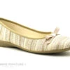 Zels 2374 Beige - Pantoufle Ballerine Femme