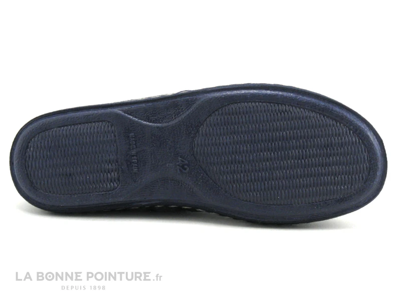 Ouf BARTO Marine Et Ecossais - Charentaise Homme - Image 4