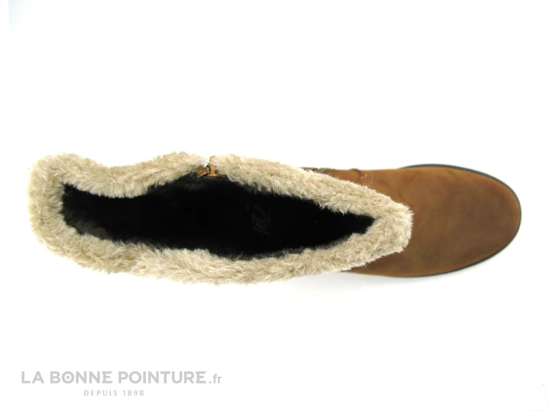Jet 7 CHAGRIN Camel - Bottine Femme Marron - Doublure Chaude - Image 4