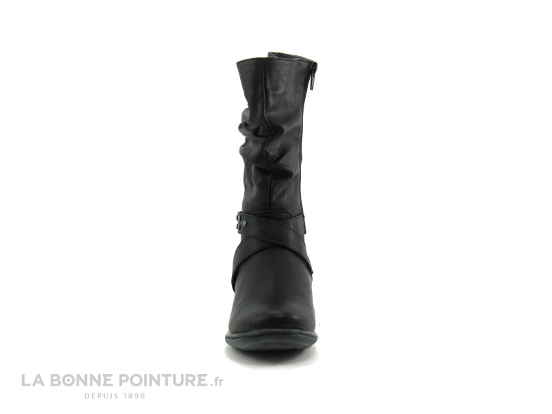 Wipop DELONA Noir - Froncee - Botte Fille - Image 2