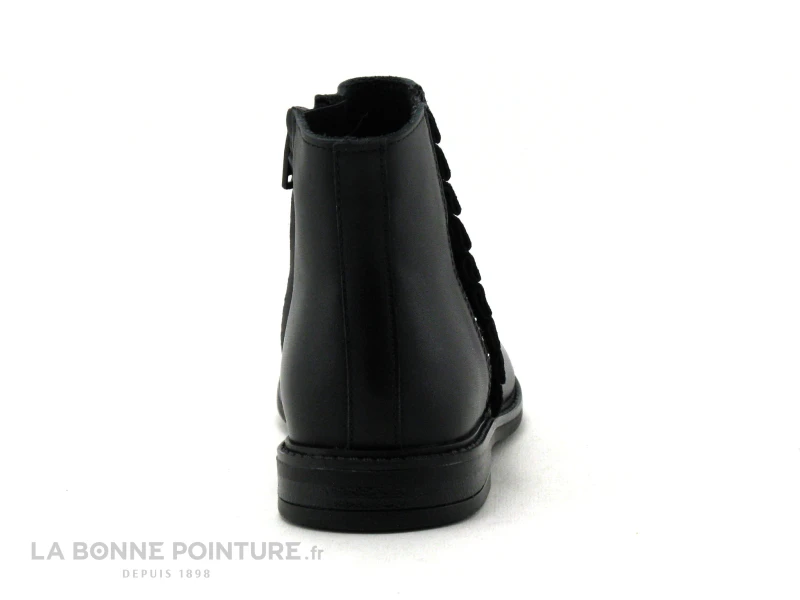 Bellamy CASTEL Noir - Glitter Et Fronces Cote - Boots Fille - Image 4