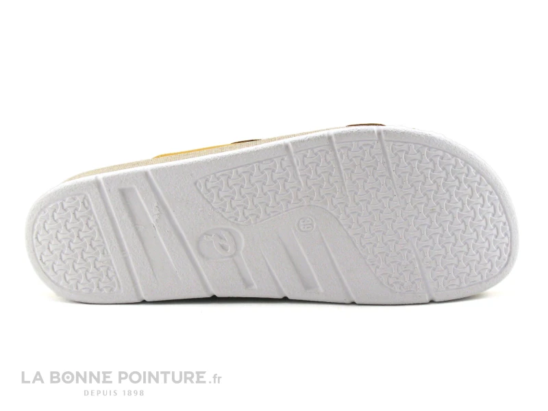 Flex Is PERASA Senape - Mule Reglable Femme Cuir Jaune - Image 7