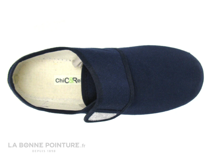 Ouf 797 REGULE Marine - Chausson Velcro Homme - Image 3