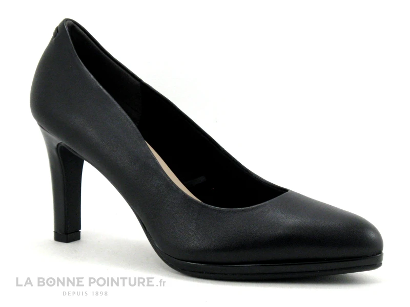 Tamaris 1-22411-20 Black - Escarpin Noir Talon Haut - Image 5