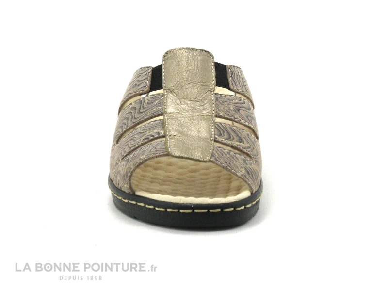 Pedi Girl DOMI Taupe Fumo - Mule Confortable Femme - Image 2