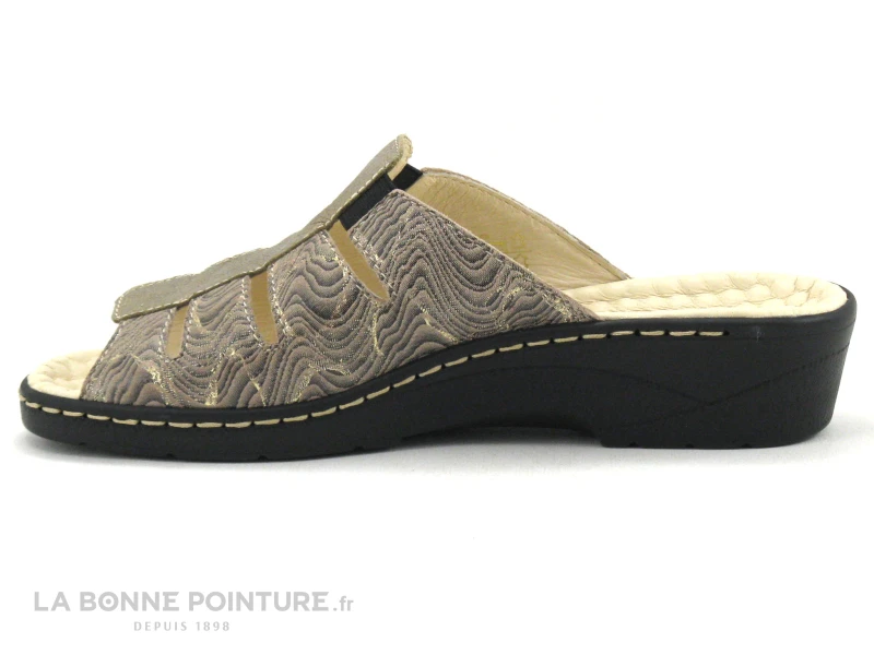 Pedi Girl DOMI Taupe Fumo - Mule Confortable Femme - Image 3