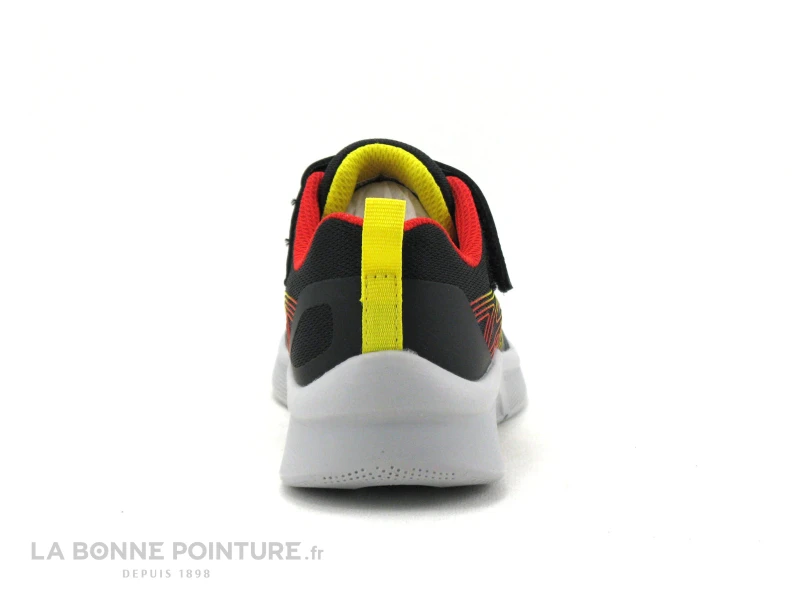 Skechers Microspec TEXLOR Black Red 403770L - Basket Noire GARCON - Image 4