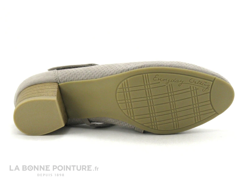 Jana 8-24363-20 Stone - Escarpin Beige Taupe Avec Bride - Image 7