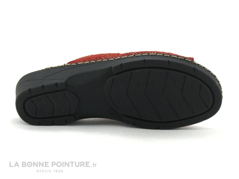 Pedi Girl DOMI Zim Lam Cerise Fumo - Mule Femme Rouge Et Metal - Image 7