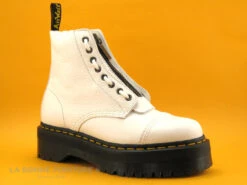 Dr. Martens Dr Martens SINCLAIR White Aunt Sally 26261100 - Boots Plateforme Blanc