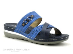 Morans ROMARYTO Marine - Bleu Metal - Mule Femme