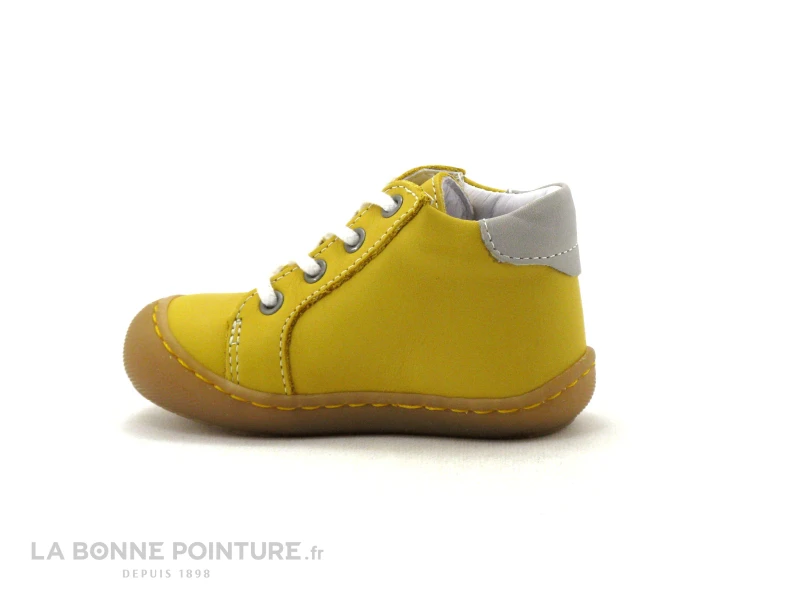 Bellamy SILVIN - 046004 - Chaussure Montante BEBE Cuir Jaune - Image 3