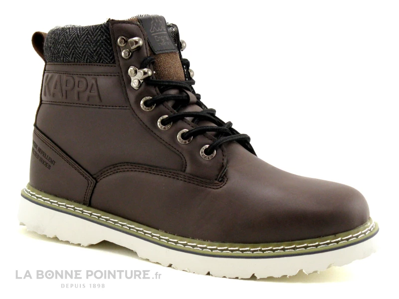 Kappa LOGO WHYMPER - 303WAU0 Marron - Gris - Chaussure Montante