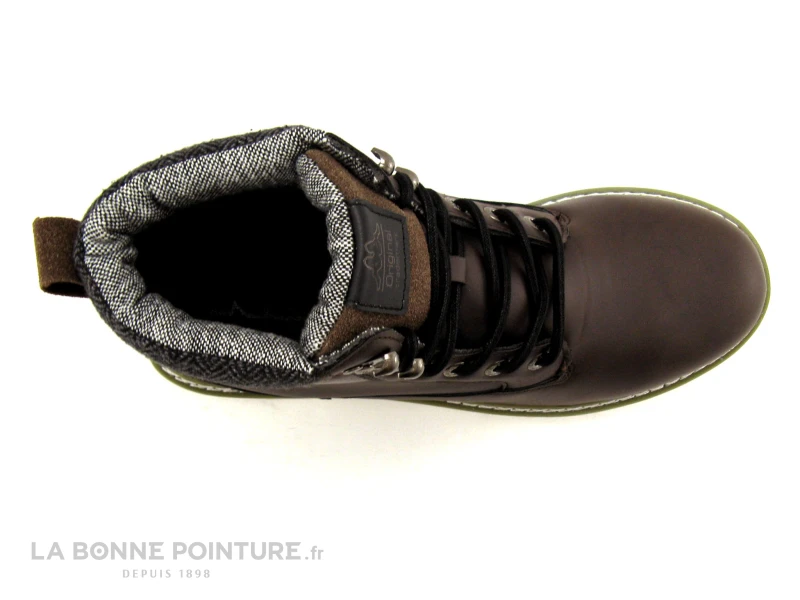 Kappa LOGO WHYMPER - 303WAU0 Marron - Gris - Chaussure Montante - Image 6