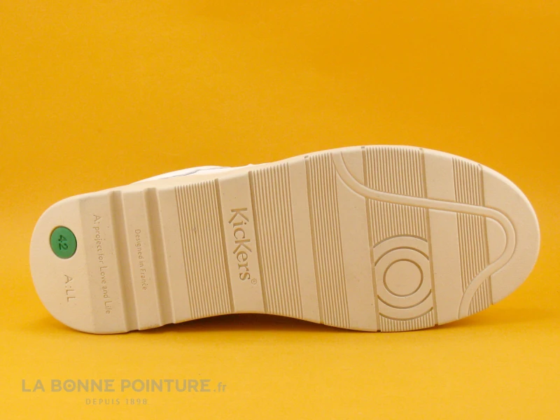 Kickers KICK ALLOW Blanc Marine - 894780-70-32 - Basket Homme - Image 6