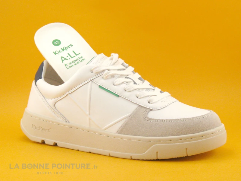 Kickers KICK ALLOW Blanc Marine - 894780-70-32 - Basket Homme - Image 5