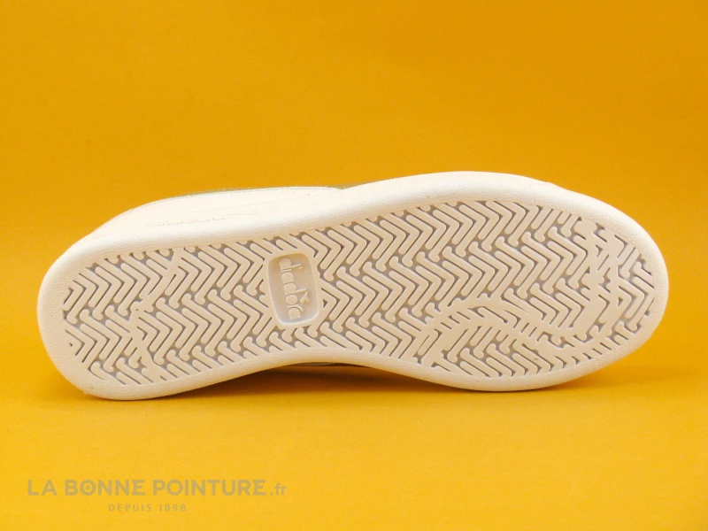 Diadora GAME 872730-40-31 White Gold - Sneakers Blanche Et Or - Image 7