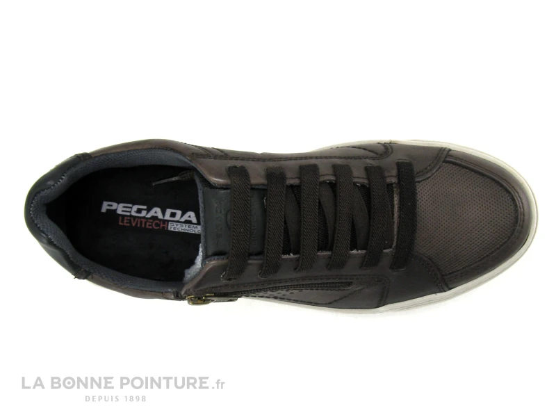 Pegada 119803-02 Chocolate - Basket Homme Cuir Marron - Image 6