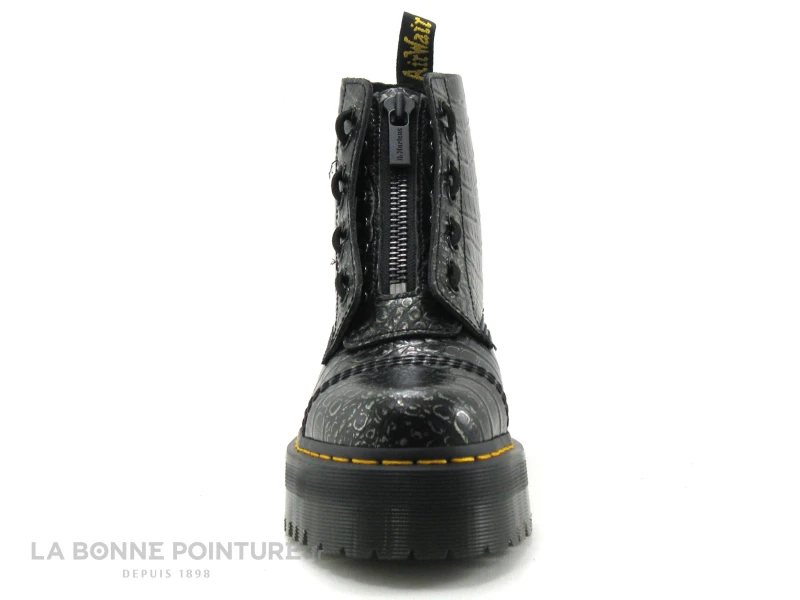 Dr. Martens Dr Martens SINCLAIR GunMetal 27318029 Wild Croc Emboss - Boots - Image 2