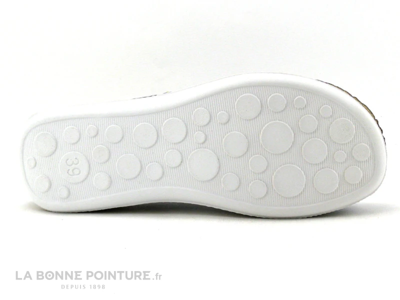 Morans MONCEY 28714 Bleu Jean - Sabot Femme Avec Velcro - Image 4