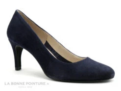 CATY KIVALA - Gapa 60 - Velours Marine - Escarpin Talon Haut