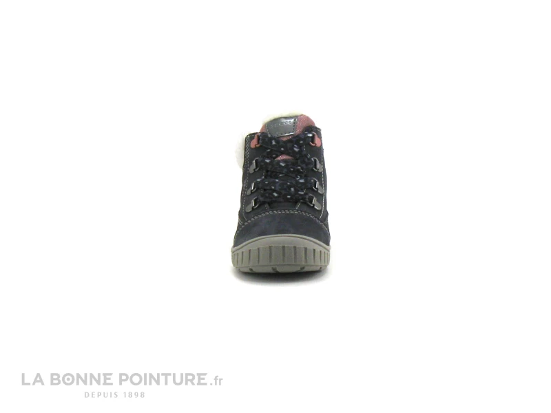 Geox B842LA OMAR - Gris - Rose - Fourrure Blanche - Boots BEBE Fille - Image 2