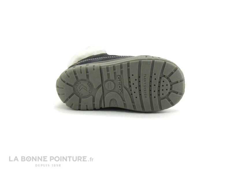 Geox B842LA OMAR - Gris - Rose - Fourrure Blanche - Boots BEBE Fille - Image 7