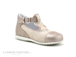 Bopy ZECAT Rose Metal - Sandale Bout Ferme BEBE Fille