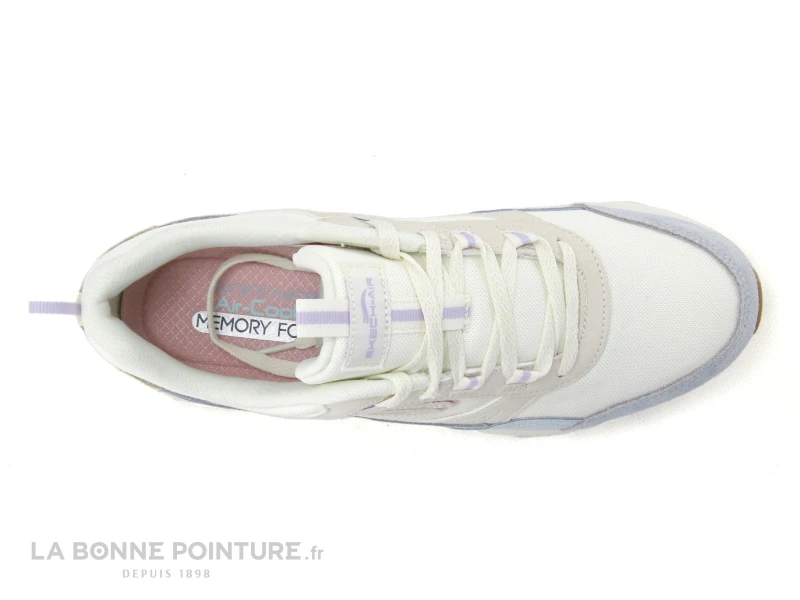 Skechers - Skech-Air Court - 149947 Cool Avenue - Blanc Bleu Beige - Basket F - Image 6