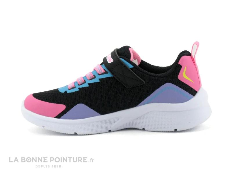Skechers 302348L Microspec Bright Retros - Noir - Multi - Basket Fille - Image 3