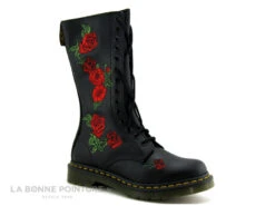 Dr. Martens DR Martens 1914 VONDA Black - Roses Brodees - Bottine