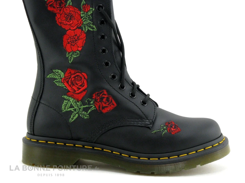 Dr. Martens DR Martens 1914 VONDA Black - Roses Brodees - Bottine - Image 5