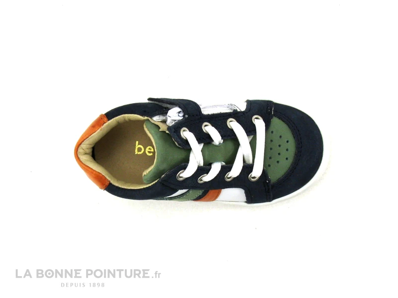 Bellamy BILL Marine Vert Blanc - Basket GARCON - Image 6
