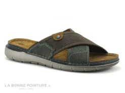 Morans MARLONDO - Kaki Marron - Mule Homme Brides Croisees