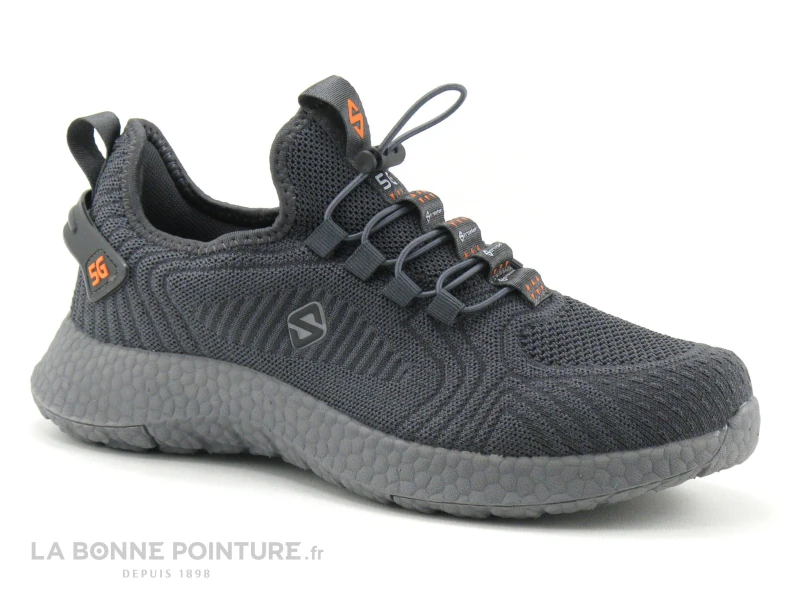 Streeter BARC Gris - Basket Slip-on Homme