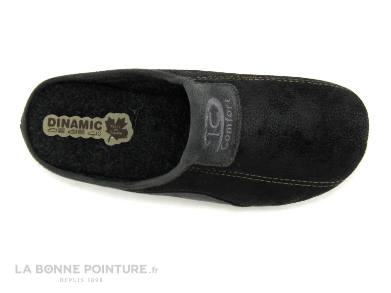 Koyuk Dinamic 21282 Noir - Gris - Pantoufle Mule Homme - Image 3