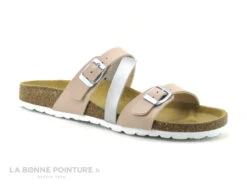 Morans JOUVRE Rose Argent - Mule Anatomique Femme