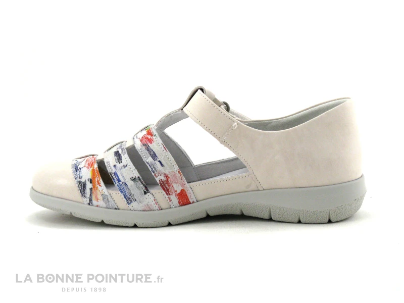 Suave OXFORD 6618T - Blanc Casse - Multicolore - Chaussure Ouverte - Image 3