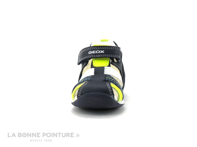 Geox EACH B150BB Navy Fluo Yellow - Sandale BEBE - Image 2