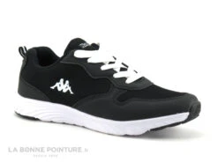 Kappa LOGO DELVIS Kid Black White - Chaussure Sport Jr