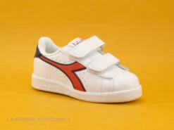 Diadora GAME P TD - 880750-20-32 - Basket Blanc Bleu Rouge - 2 Scratches