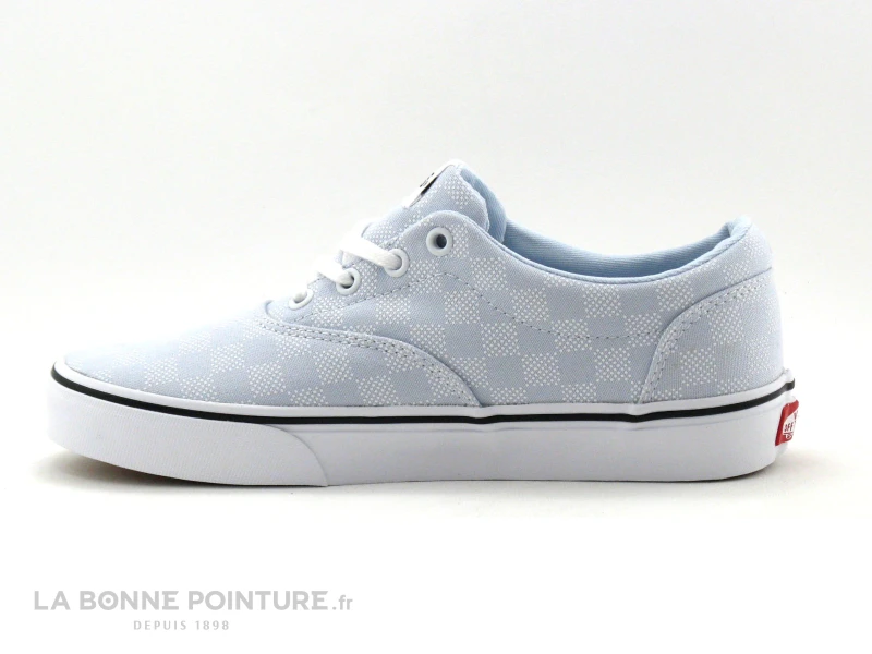 Vans DOHENY Bleu Clair - VN0A3MVZ3QN1 - Basket Toile Damier - Lacets - Image 3