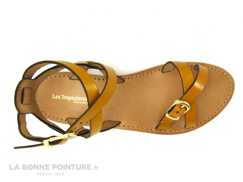 Tropeziennes HEPANA Jaune - Sandale Reglable Femme - Bride Cheville - Image 6