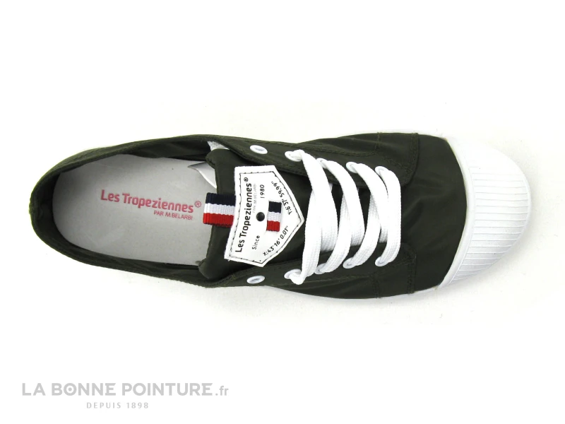 Tropeziennes 27829 CHANA Kaki - Basket Toile Femme - Image 6