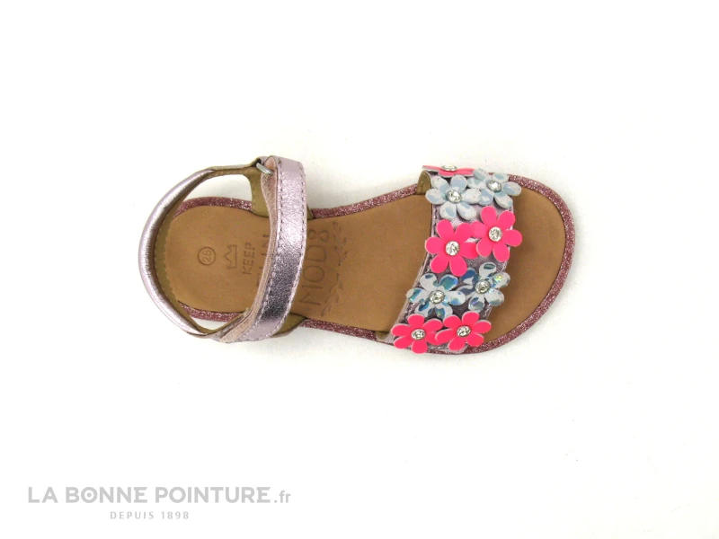 Mod8 PARLOTTE Violet Lilas Metallise - Fleurs - Sandale Fille - Image 3