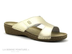 Flex Is By Patrizia Azzi 10673 - Platine - Mule Femme Metallisee
