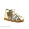 Bopy REGULE Or - Nu-pieds BEBE Fille - Bout Ferme